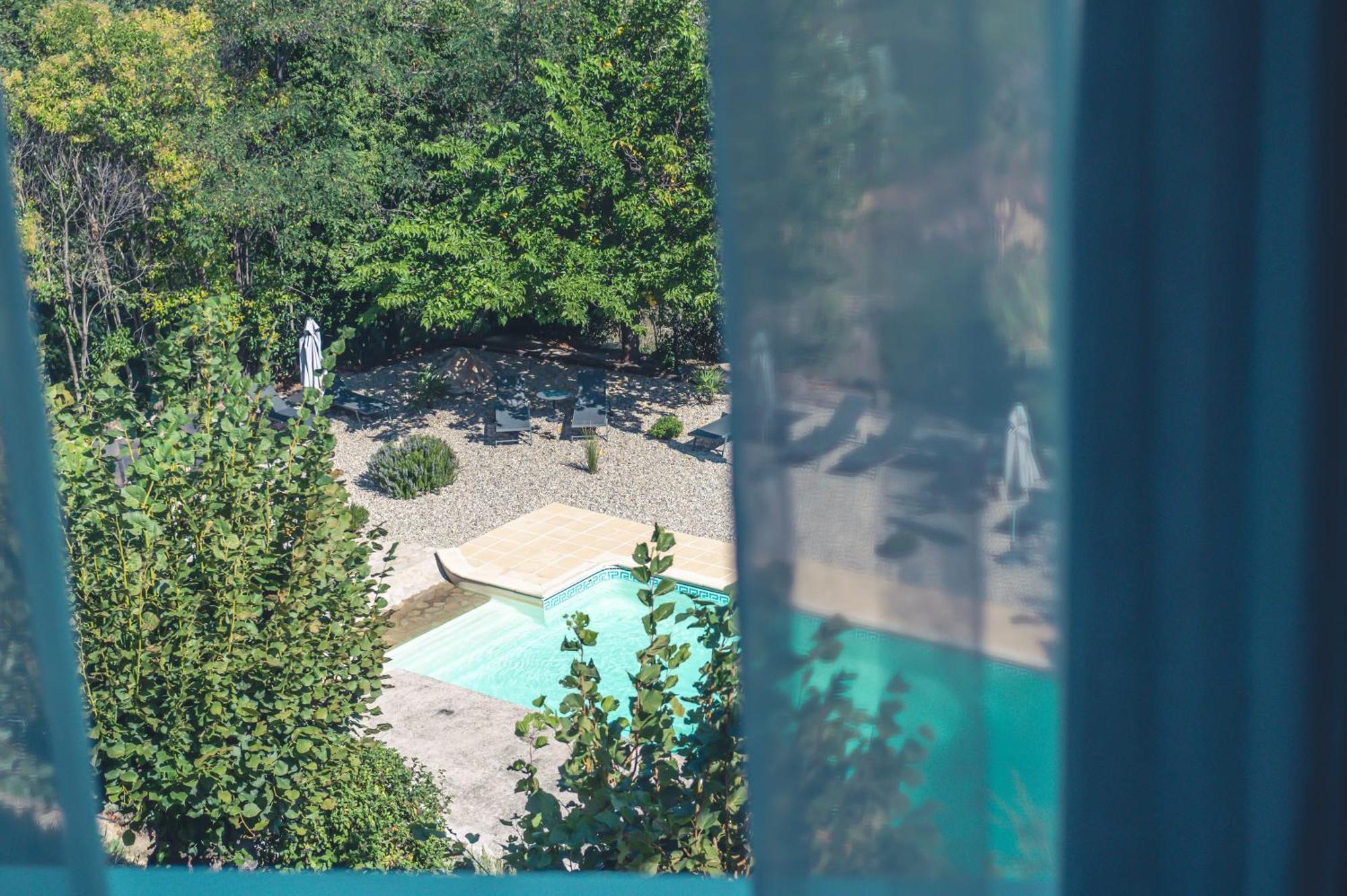 Logis Hotel Restaurant Le Plantevin Propiac Exterior foto